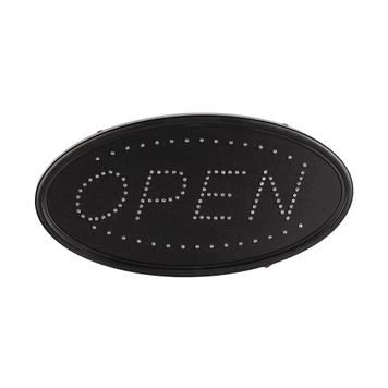 Semn cu LED iluminat "Open"