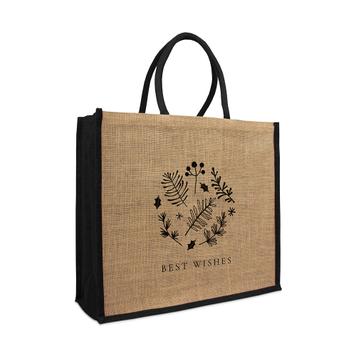 Tote bag de Crăciun "Best Wishes"