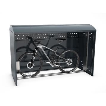 Garaj pentru biciclete "BikeBox 1" cu perete lateral