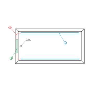 Stand bannergear™ "Foundation LED", 1 față