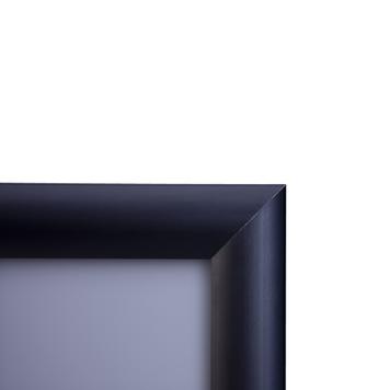 Rama click, profil 25 mm, negru anodizat