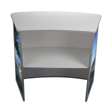 Counter rotund „Brilliant” cu bar top