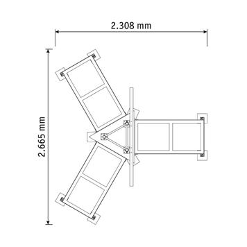 Sistem placute pentru constructii Traverstar Outdoor Fascia III „Mobil”