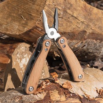 Mini multitool din lemn